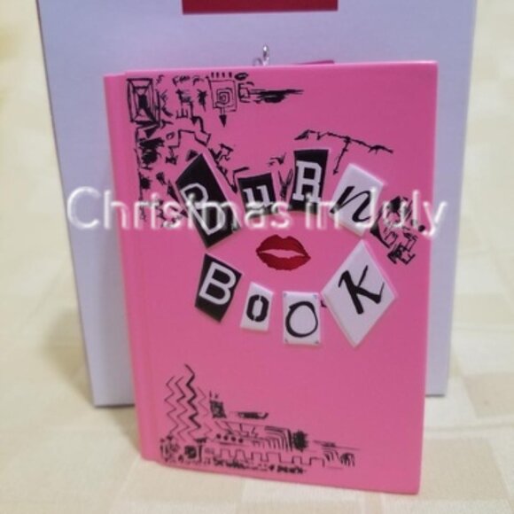 Hallmark 2024 The Burn Book Mean Girls Christmas Ornament - Picture 1 of 3